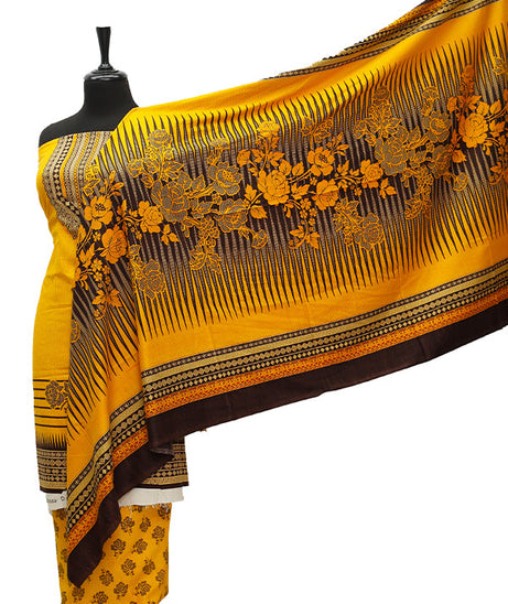 Satrangi Classic Linen`21 D#358 (Yellow)