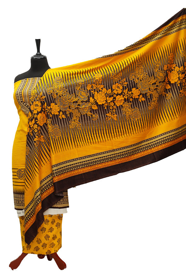 Satrangi Classic Linen`21 D#358 (Yellow)