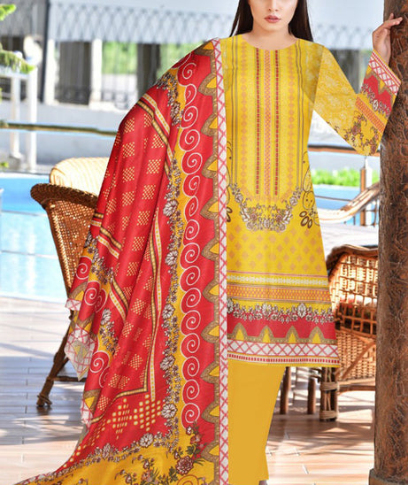 Sea Breeze D/Airjet Khaddar`21 (Yellow)