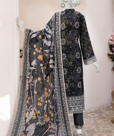 Sehar Emb Fancy Lawn'25 D#09