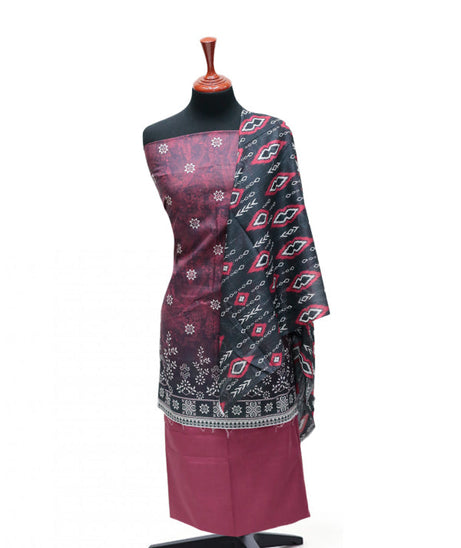 Serene Digital Print Lawn`25 D#10 (Purple)