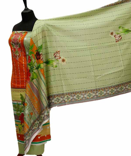 Shahin Star Classic Lawn'21 D#7017 L Green