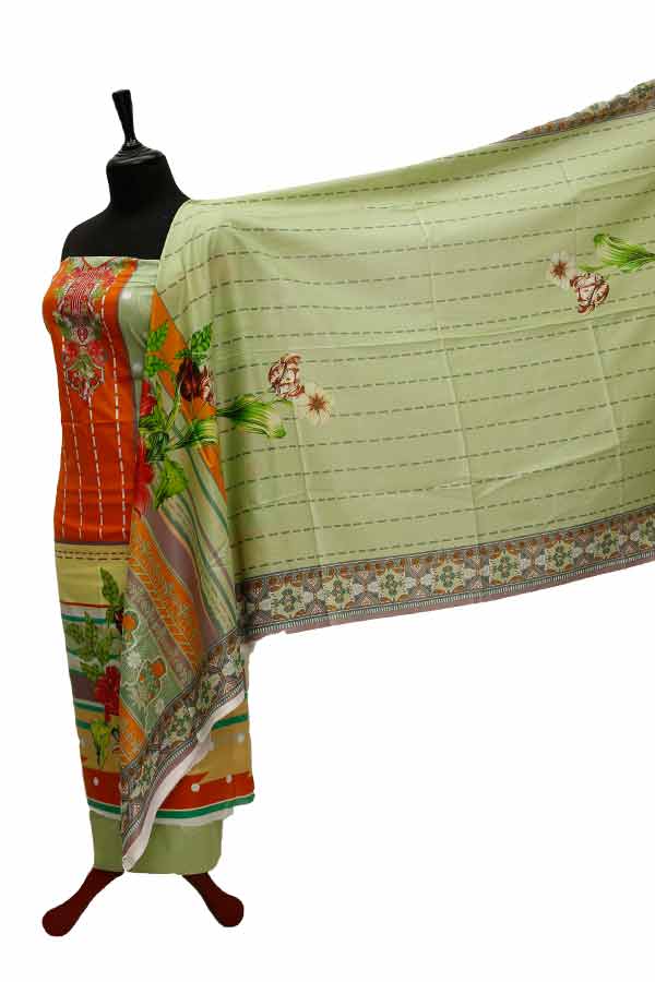 Shahin Star Classic Lawn'21 D#7017 L Green