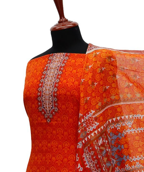 Shahin Star Swiss Voil'21 D#5018 Orange
