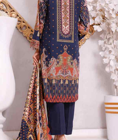 Shahkar Digital Khaddar`21 D#113 (N Blue)