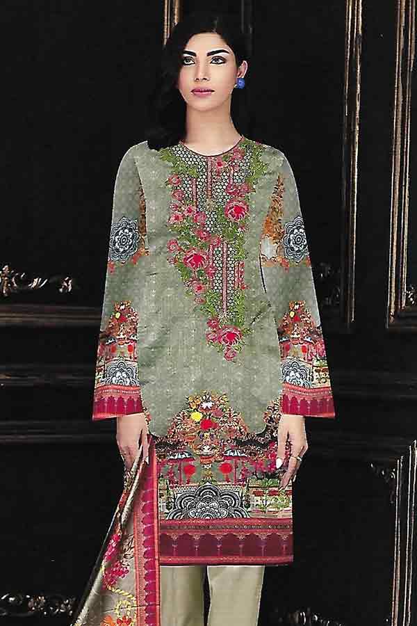 Shaista Azure Linen`21 D#HSU#117