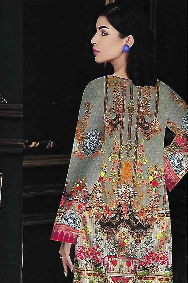 Shaista Azure Linen`21 D#HSU#117