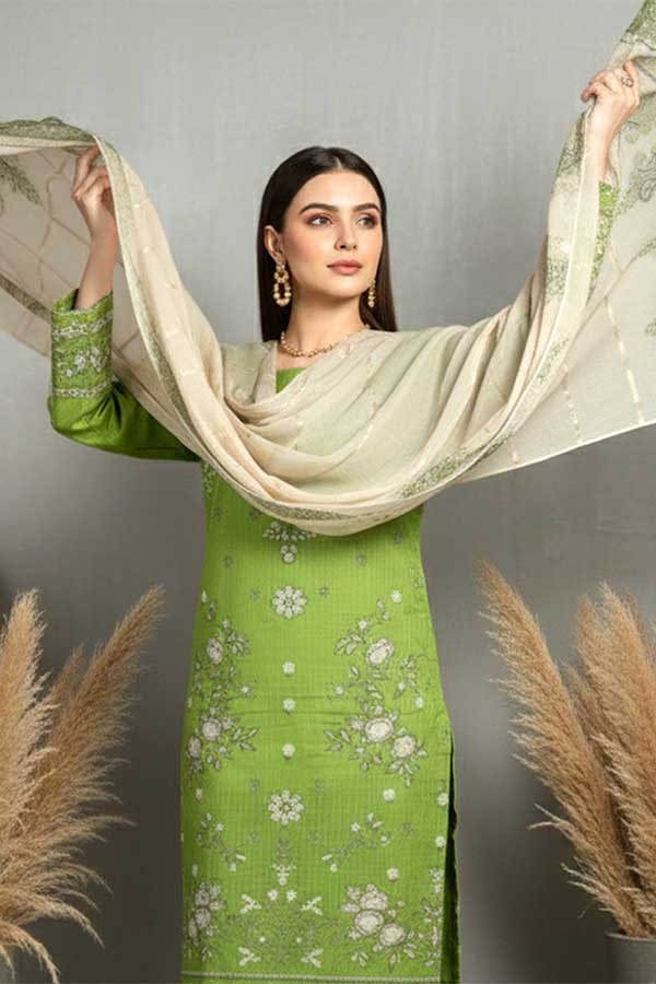 Shaista Contrast Emb Lawn`26 D#536