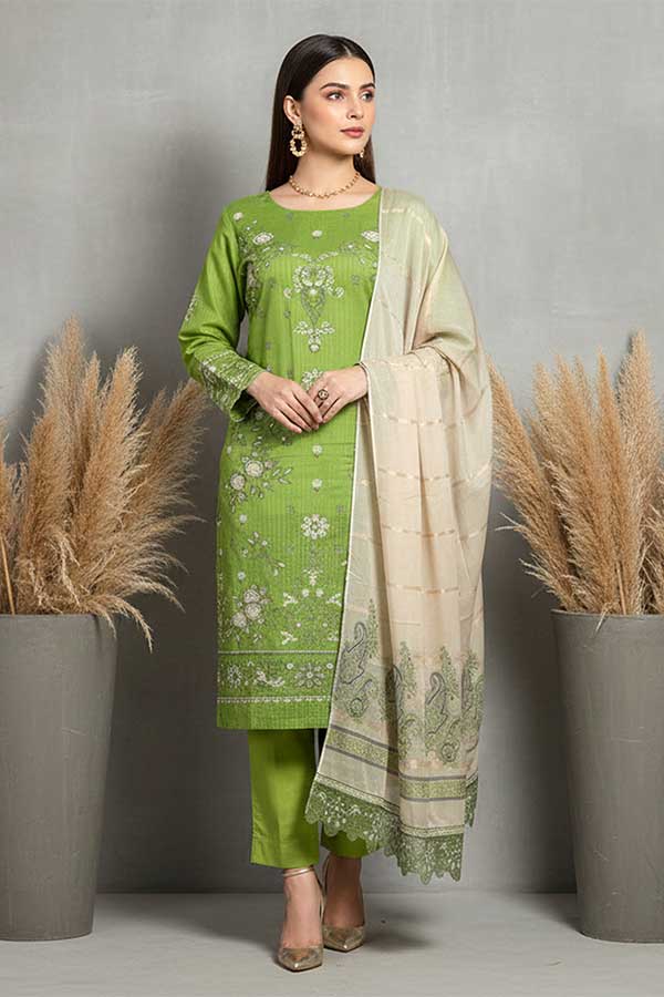 Shaista Contrast Emb Lawn`26 D#536