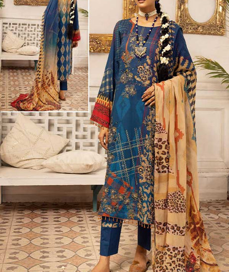 Shaista Digital Emb Lawn`23 D#341