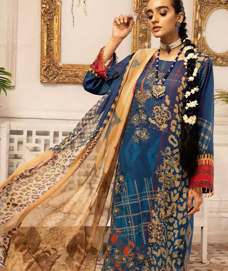 Shaista Digital Emb Lawn`23 D#341