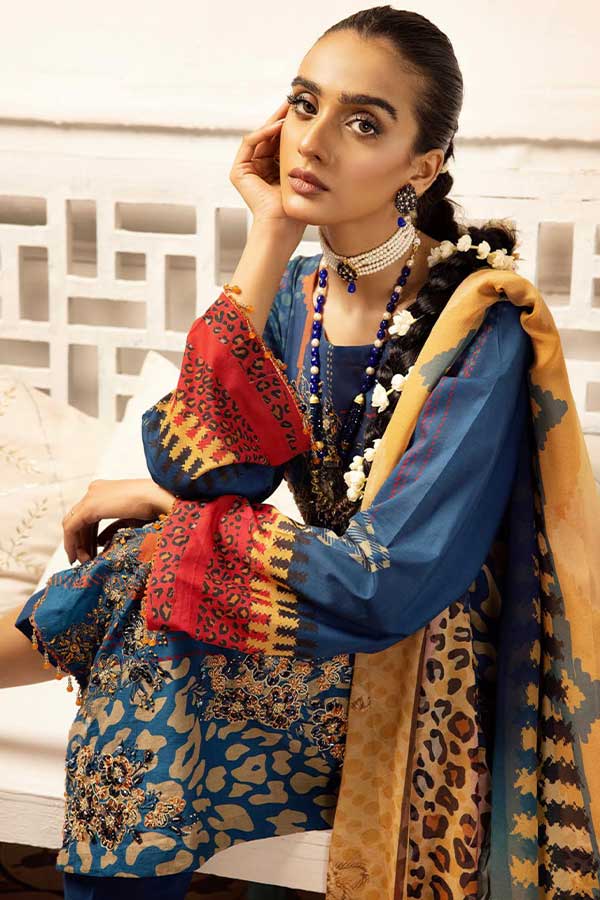Shaista Digital Emb Lawn`23 D#341