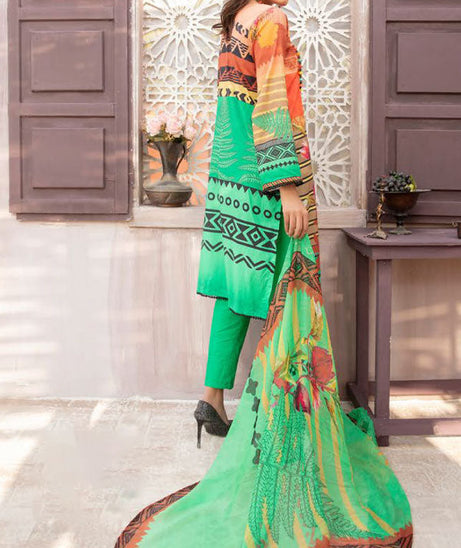 Shaista Emb Print Lawn`21 D#19