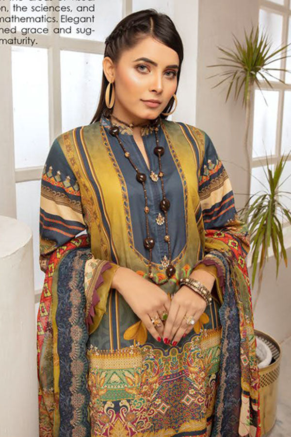 Shaista Huda D/Print Lawn`21 D#124