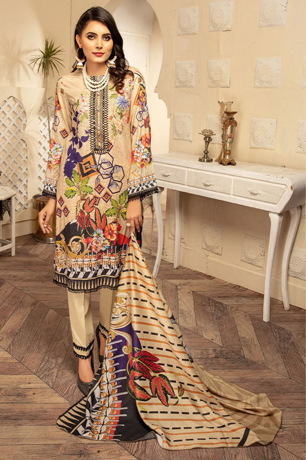 Shaista Mahoor Emb Lawn`21 D#326