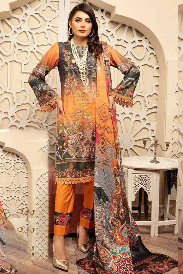 Shaista Mahoor Emb Lawn`21 D#333