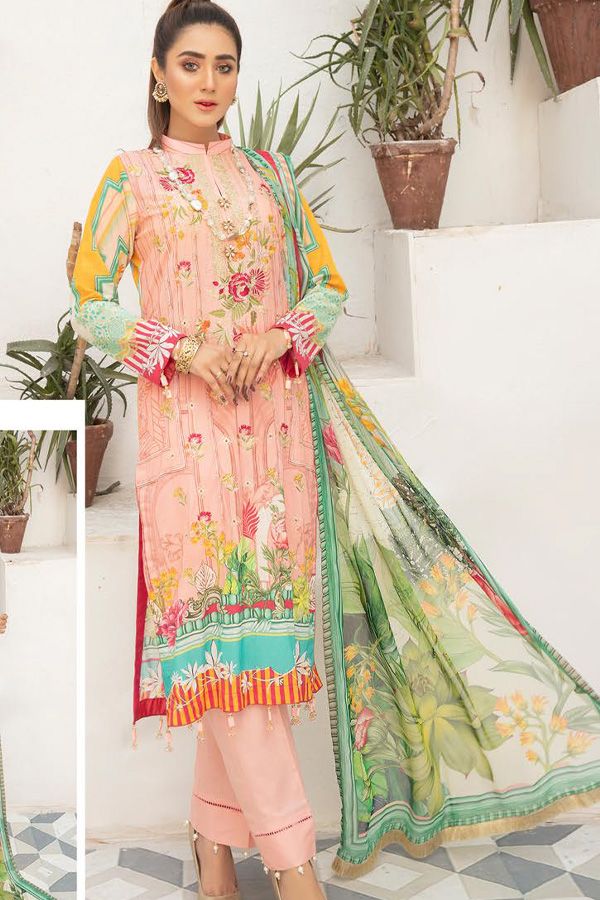 Shaista Parishay Emb Lawn`21 D#76