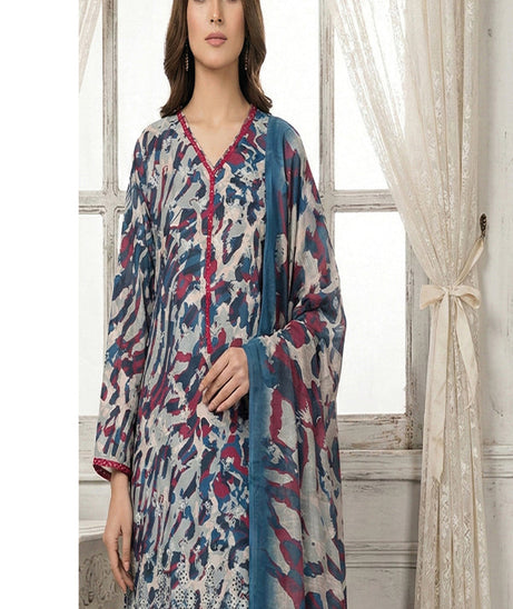 Shaista Emb Print Lawn '26 D# 505