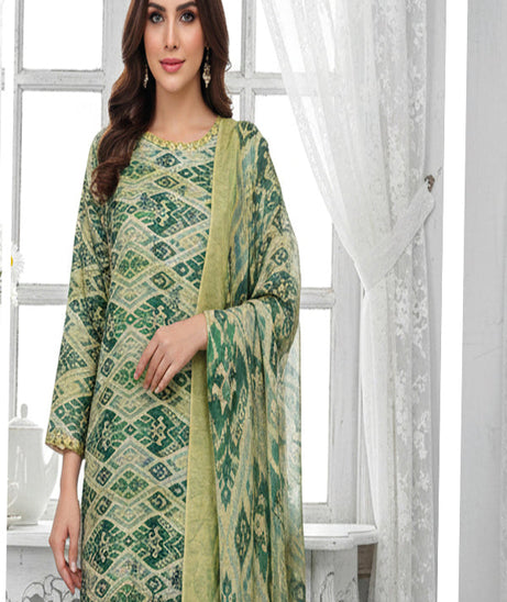 Shaista Emb Print Lawn '26 D# 511
