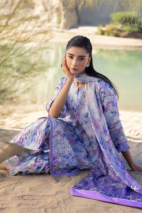 Shaista Muscari Luxury Lawn`25 D # 38