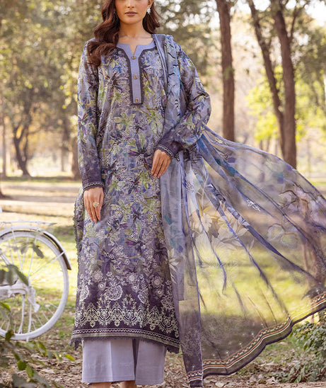 Shaista Chikankari Lawn'25 D#02