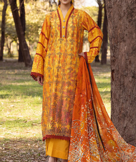 Shaista Chikankari Lawn'25 D#08