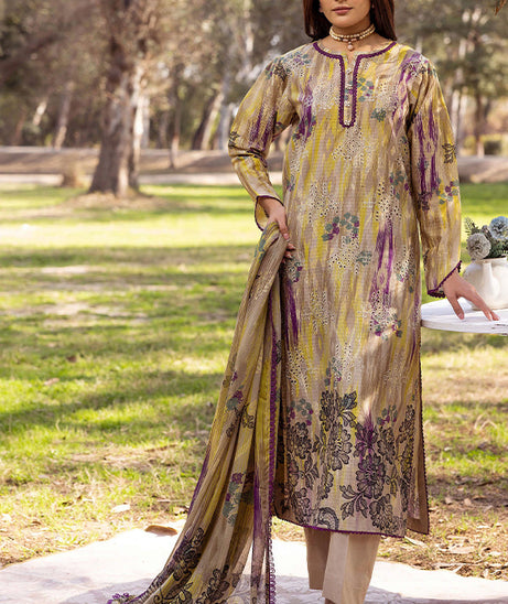 Shaista Chikankari Lawn'25 D#09