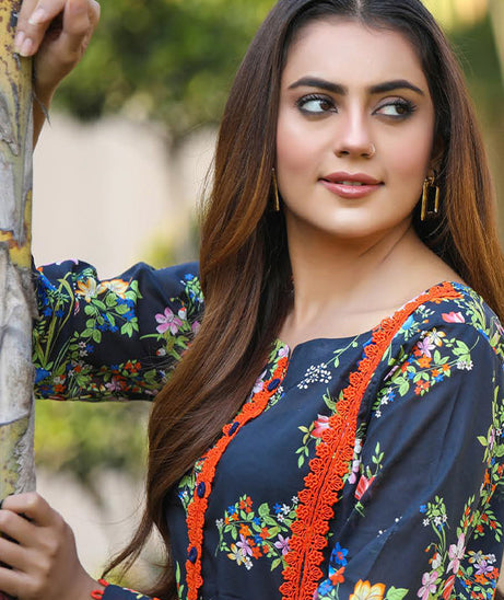 Sidra Aleem P/ Series Lawn`25 D #1 Black