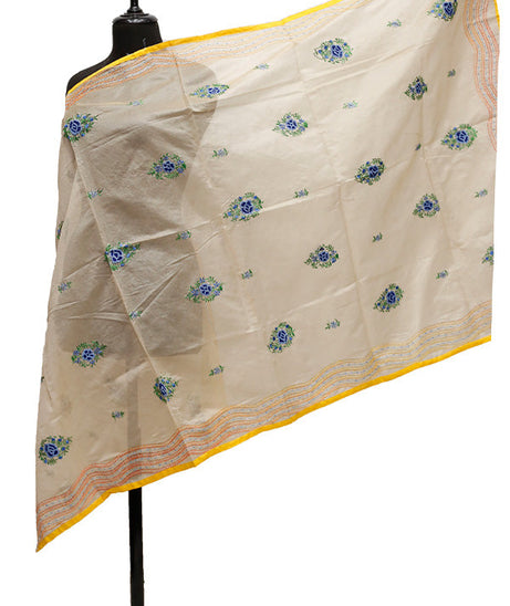 Silk Needle Work Dupatta D#1-29