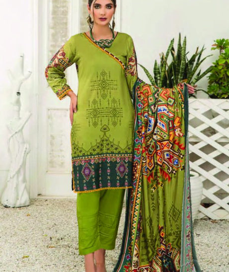 Sitara Anarkali D/Linen`21 D#11 (M-Green)