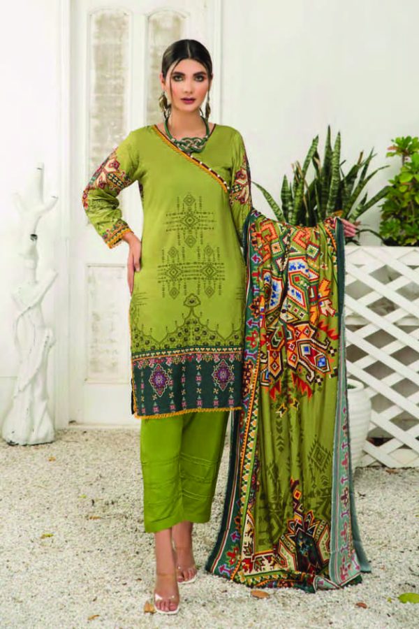 Sitara Anarkali D/Linen`21 D#11 (M-Green)