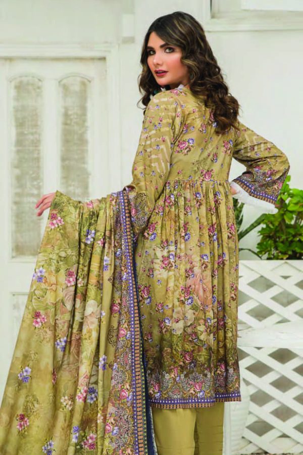 Sitara Anarkali D/Linen`21 D#15 (M-Green)