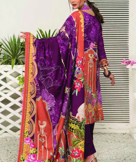 Sitara Anarkali D/Linen`21 D#17 (D-Purple)