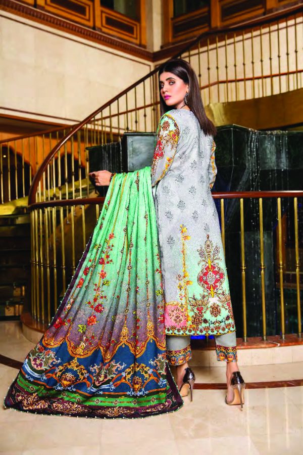 Sitara Anarkali D/Linen`21 D#06 (Grey)