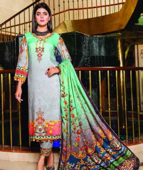 Sitara Anarkali D/Linen`21 D#06 (Grey)