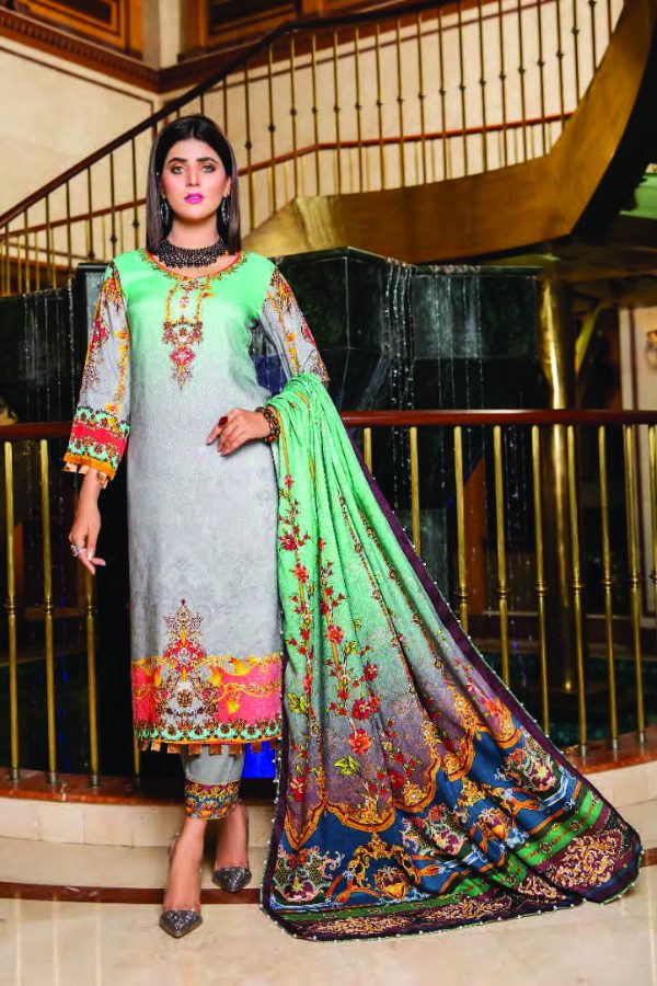 Sitara Anarkali D/Linen`21 D#06 (Grey)