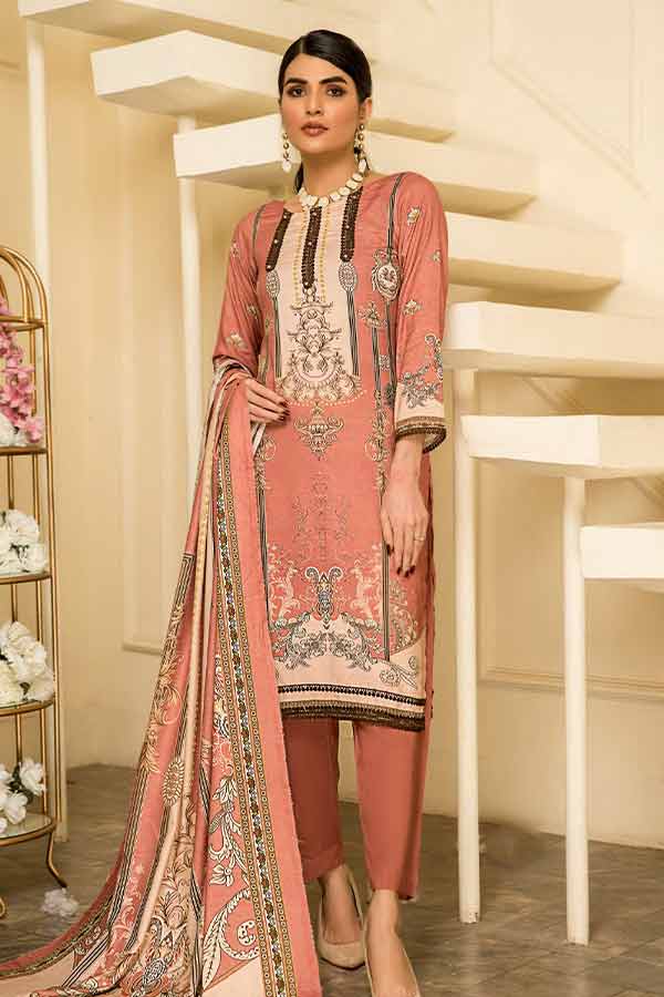 Sitara Anarkali D/Linen`22 D#55 T Pink