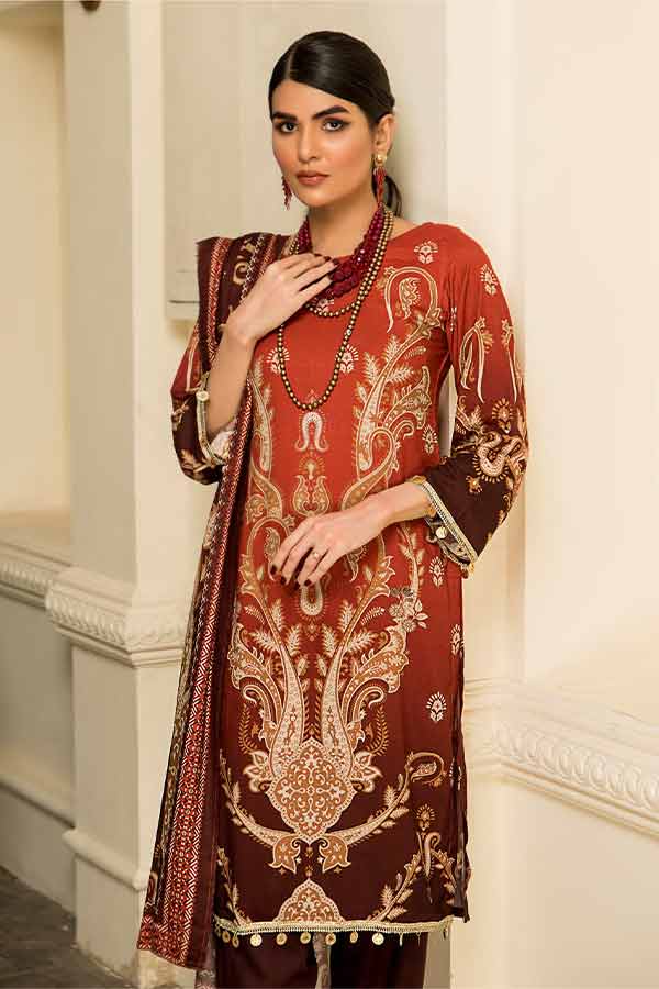 Sitara Anarkali D/Linen`22 D#60 Red