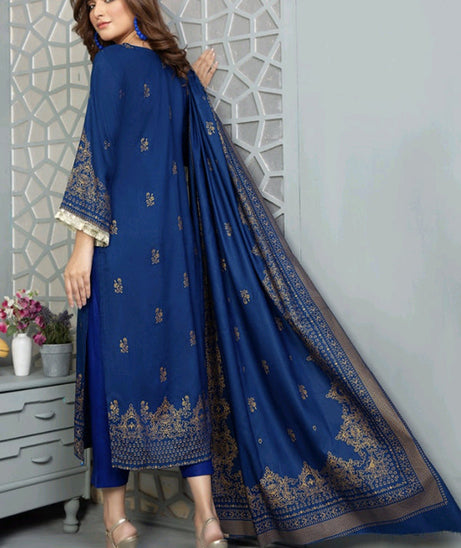 Sitara Anarkali Linen`21 D#138 (Blue)