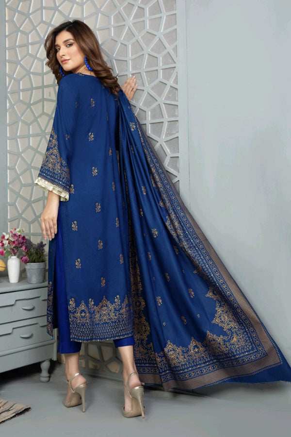Sitara Anarkali Linen`21 D#138 (Blue)