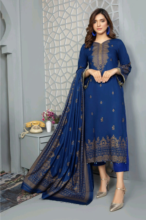 Sitara Anarkali Linen`21 D#138 (Blue)