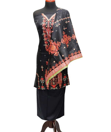 Sitara Nau Rang Linen`22 D#01 (Black)