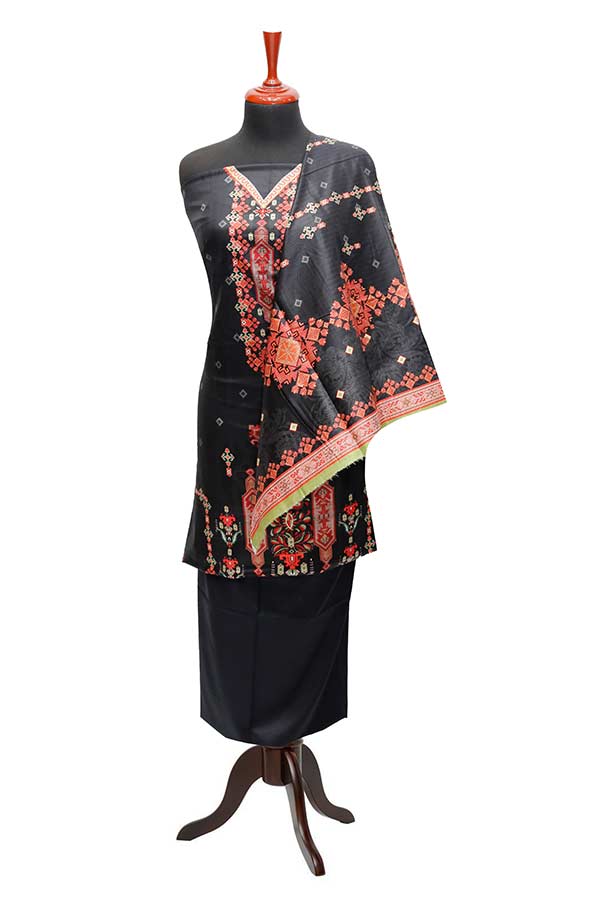 Sitara Nau Rang Linen`22 D#01 (Black)