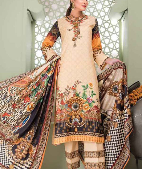 Sitara Sapna D/Lawn`21 D#1938 (Lemon)