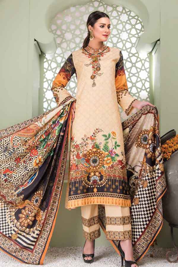 Sitara Sapna D/Lawn`21 D#1938 (Lemon)