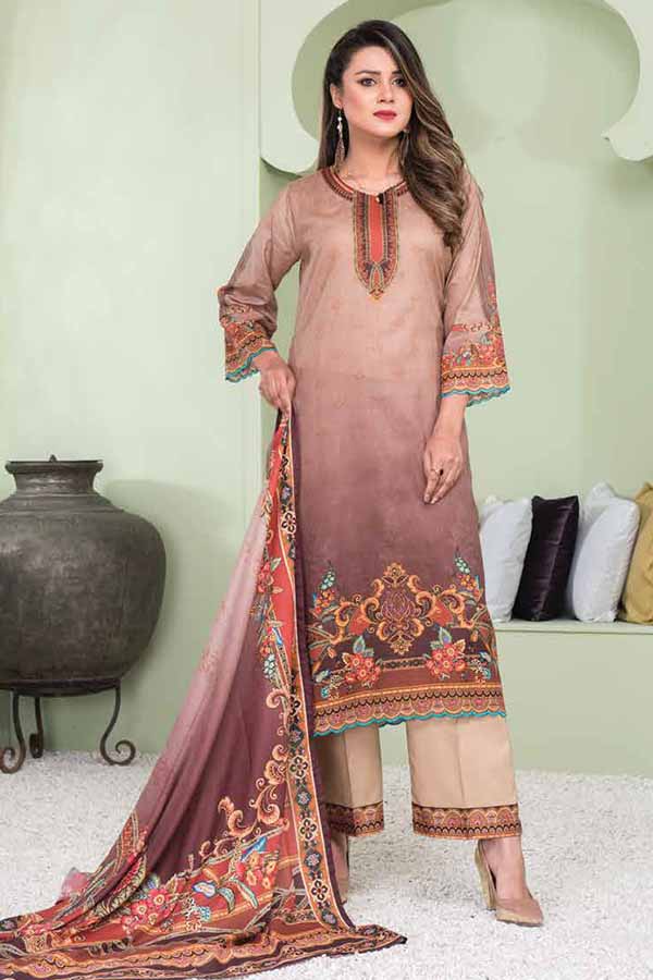 Sitara Sapna D/Lawn`21 D#1940 (Brown)