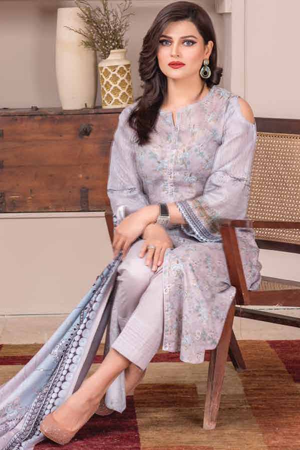 Sitara Sapna D/Lawn`21 D#1948 (Grey)