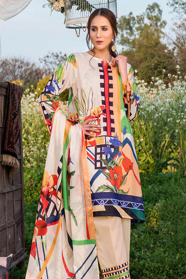 Sitara Universal D/Lawn`21 D#34 (Peach)