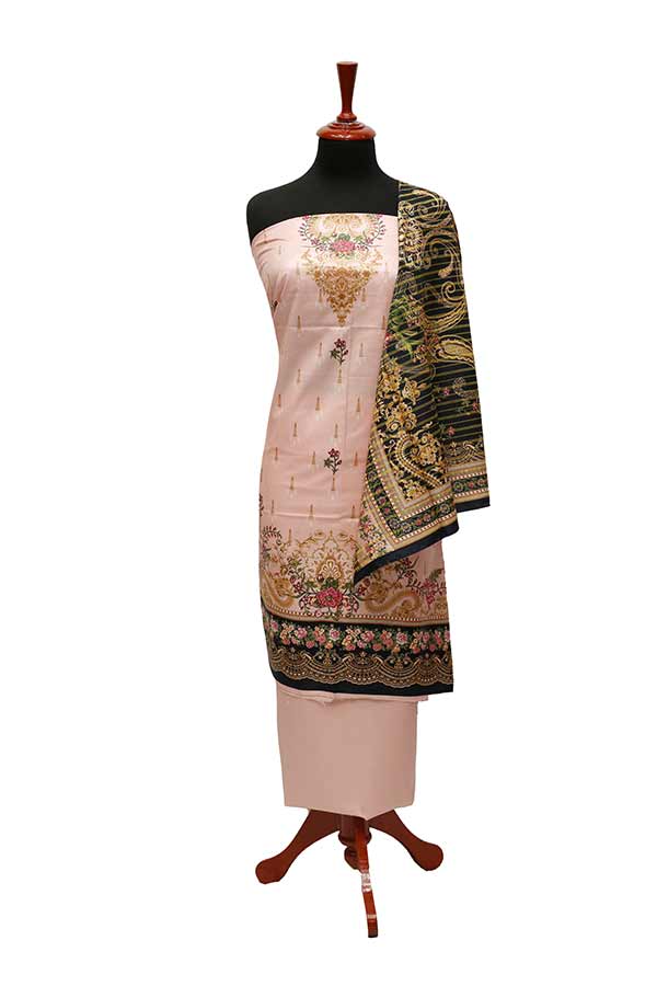 Star DC Linen F/Dupatta`22 D#59 Pink