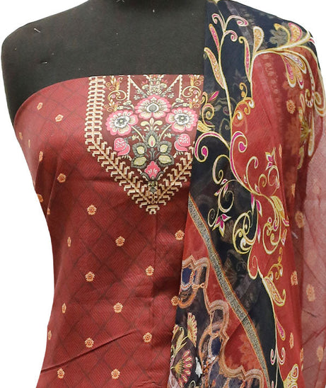 Star Digital Swiss Lawn`23 D#30503 (Maroon)